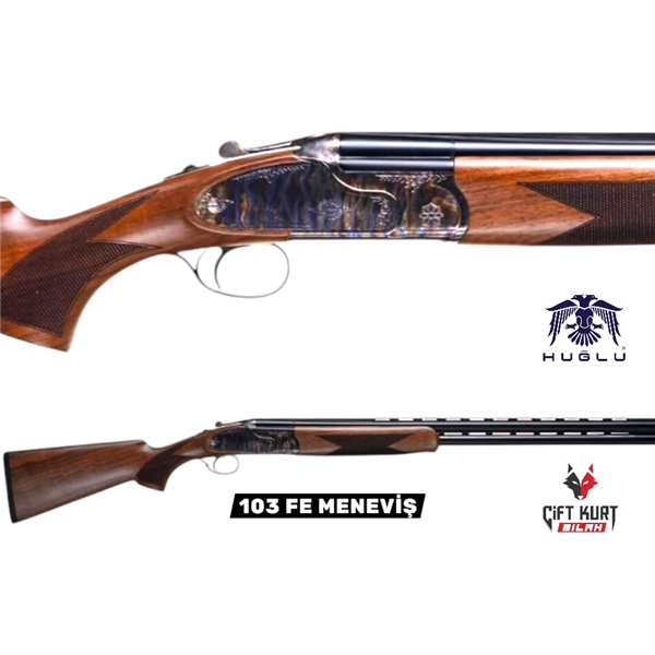 Huğlu 103 FE Meneviş Süperpoze Tek Tetik Ejektörlü Av Tüfeği